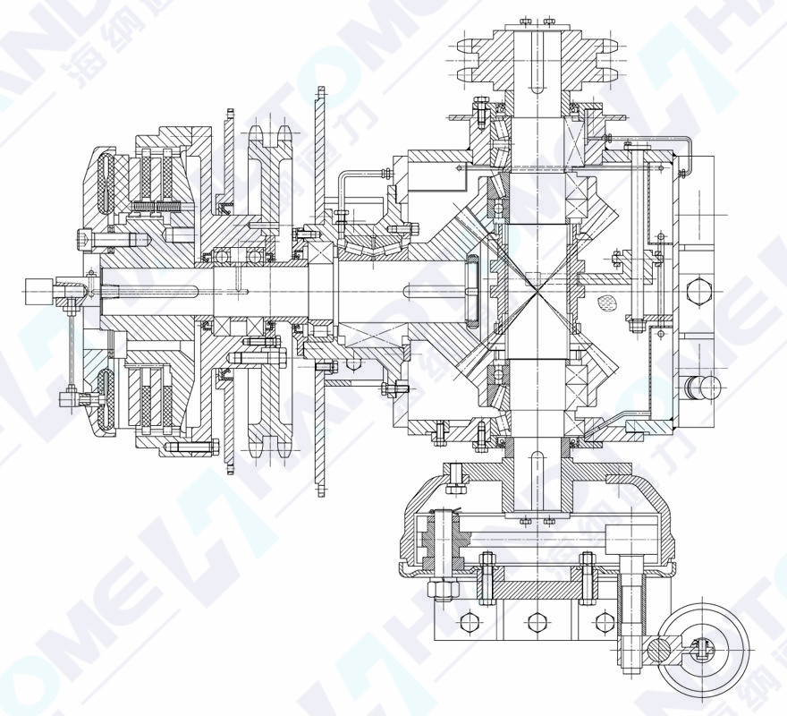 ZX140B Rotary Table Drive Gearbox