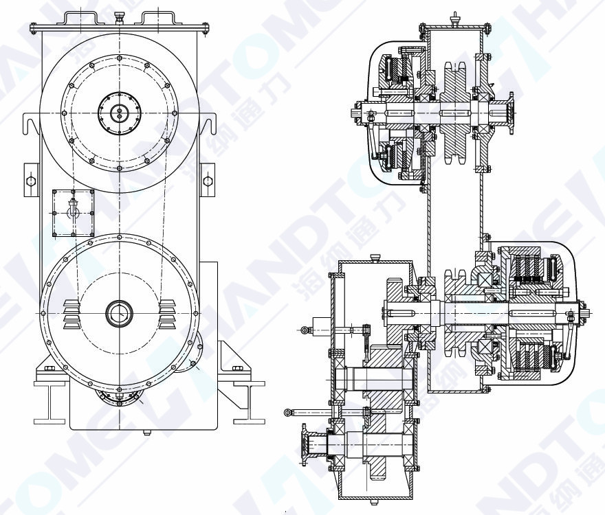 Lower Rotary Table Chainbox